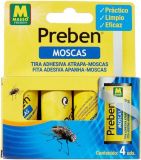 PREBEN TIRA ATRAPAMOSCAS 4UNID.